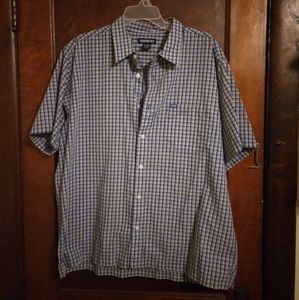Men's short sleeve button up